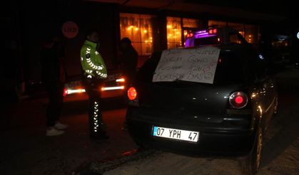 Doğum günü kutlaması faciayla sonuçlandı: Otomobil bahçe duvarına çarptı, yaralılar var!