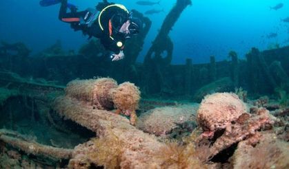 Dünyanın en iyi batık dalış destinasyonları arasında Türkiye de yer aldı