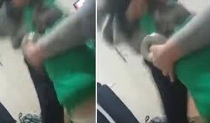 Üvey baba d*hşeti: 9 yaşındaki çocuğa şiddet kamerada