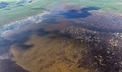 Manisa Marmara Gölü 5 yıl sonra yeniden su tutmaya başladı