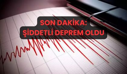 6,0 büyüklüğünde deprem meydana geldi