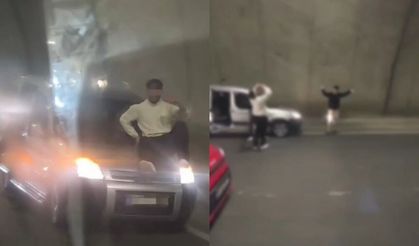 Trafik telihkeye düşürdü: Tünelde araçla dans eden sürücüye ceza