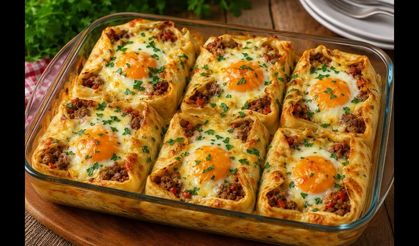 Gelinim Mutfakta etli yumurtalı krep kapama tarifi: Etli yumurtalı krep kapama nasıl yapılır?