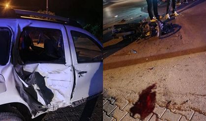 Otomobil ile motosiklet çarpıştı: 20 yaşındaki genç hayatını kaybetti!
