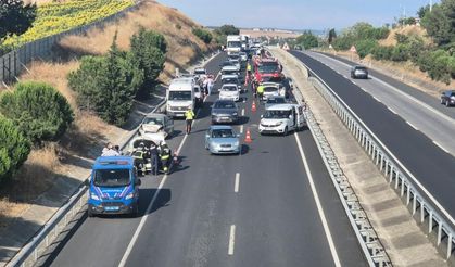 7 araç birbirine girdi! Trafik felç etti