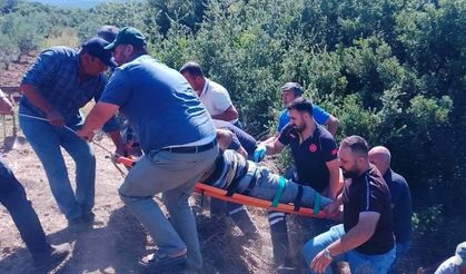 Dereye devrilen traktörün sürücüsü yaşamını yitirdi