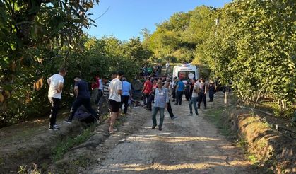 Fındık işçilerini taşıyan traktör devrildi: Çok sayıda yaralı var!