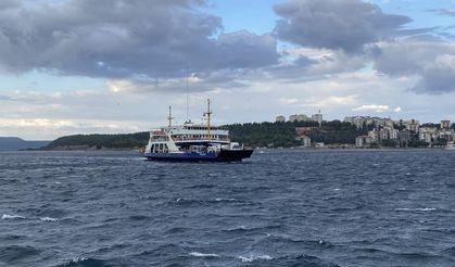 Kuzey Ege’de olumsuz hava alarmı! Feribot seferleri iptal edildi