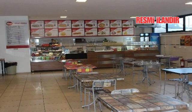 KANTİN, BÜFE VE ÇAY OCAĞI YERİNİN KİRAYA VERİLMESİ İŞİ İHALE EDİLECEK