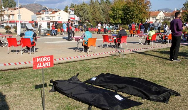 Fethiye Devlet Hastanesi’nde Gerçekçi Afet Tatbikatı