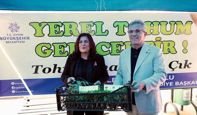 Aydın'da "Ata Tohumu" seferberliği: Nazilli'de 40 bin fide dağıtıldı