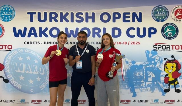 Bayraklı sporcuları dünya sahnesinde parladı