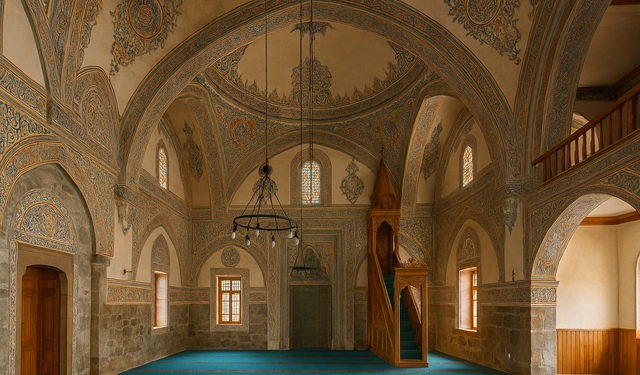 Çeşnigir Camii: Manisa'nın En Zarif ve Az Bilinen Camilerinden Biri! İç Süslemeleri Büyüleyici!