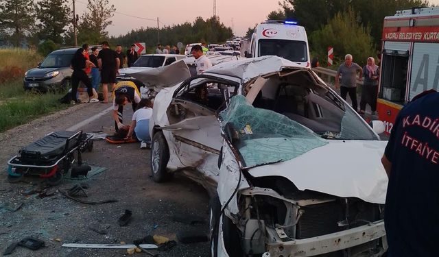 Dört aracın karıştığı kazada can pazarı yaşandı: Ölü ve yaralılar var!
