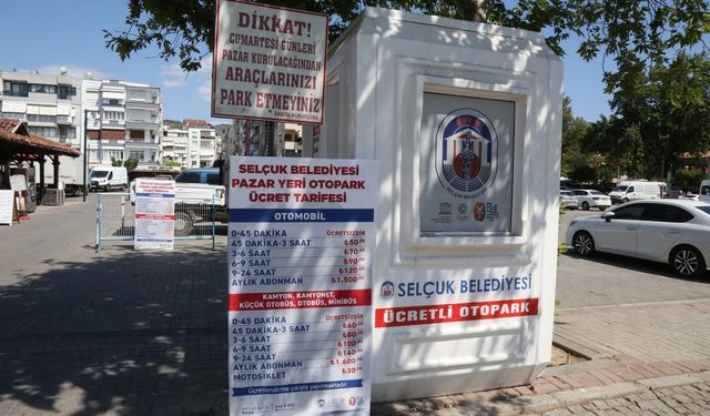 Efes Selçuk'ta esnafa ve vatandaşa nefes aldıran düzenleme: Ücretsiz otopark süresi uzatıldı