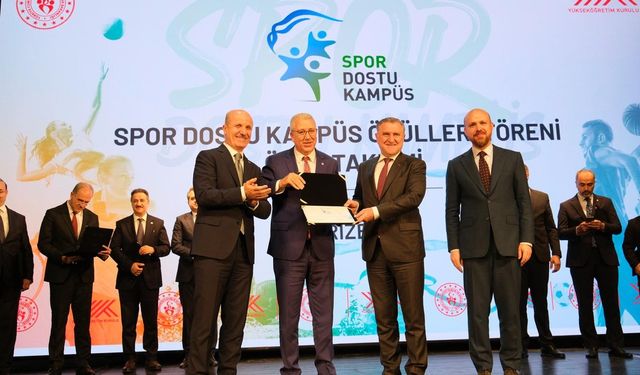 Ege Üniversitesi'ne "Spor Dostu Kampüs" ödülü