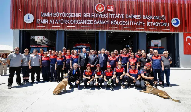 İzmir Atatürk OSB’de endüstriyel yangınlara karşı kritik adım: 75 milyon TL’lik İtfaiye İstasyonu hizmete açıldı