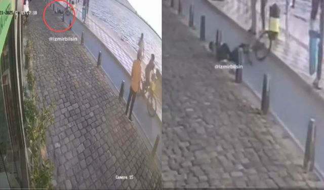 İzmir Kordon'da bisikletliler için ' beton direk' tehlikesi