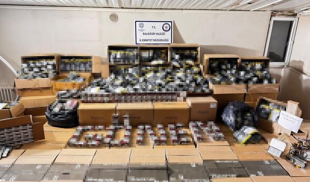 Kaçak tütün ticaretine darbe: On binlerce dolu makaron, sigara makineleri, kilolarca tütün…