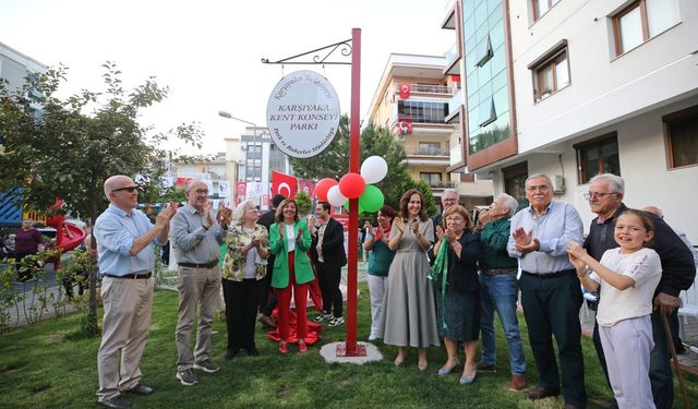 Karşıyaka Kent Konseyi Parkı, yenilenen yüzüyle hizmete açıldı