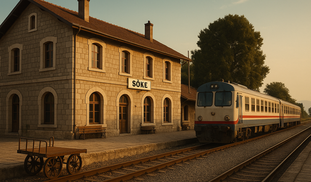 Söke Tren Garı: Tarihi Bir Yapı ve Nostaljik Bir Atmosfer! Ege Demiryolu Hikayelerine Kulak Verin!