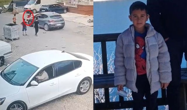 Topun peşinden koşarken otomobilin çarptığı 7 yaşındaki Adnan, yaşam mücadelesini kaybetti