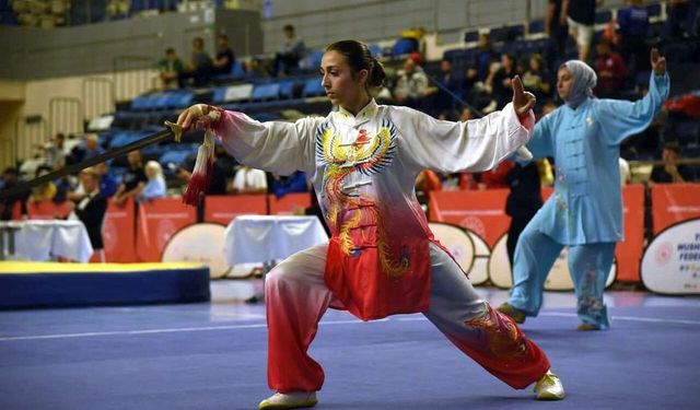 Üniversitelerarası "Wushu Kung-Fu" şampiyonasında, EÜ rüzgarı esti