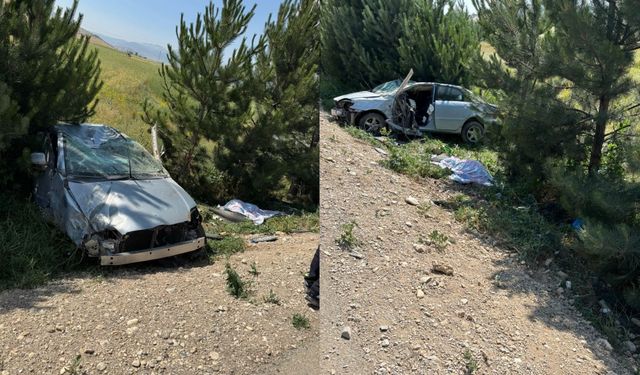 Beton bloğa çarpan otomobil sürücüsü hayatını kaybetti
