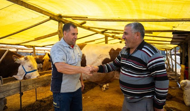 Bornova'da modern Kurban Pazarı hizmete açıldı
