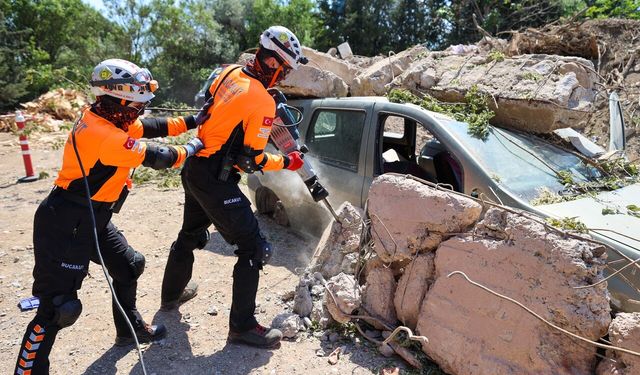 BUCAKUT her koşulda göreve hazır: Tatbikat gerçeği aratmadı