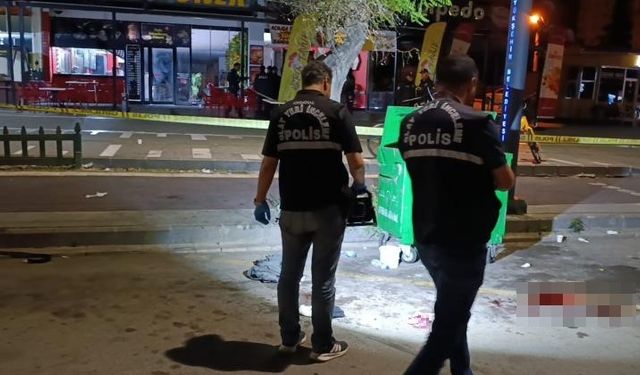 D*hşet dolu anlar: Silahlı ve bıçaklı kavgada bir kişi hayatını kaybetti!