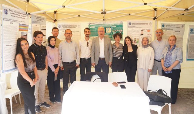 EÜ'den dikkat çekici proje: Enginar sapı atıklarından doğaya dost çözüm