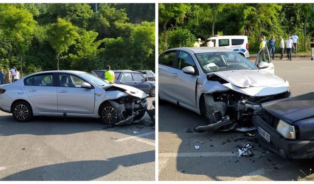 Feci kaza: Sürücü camdan fırladı, araç hurdaya döndü