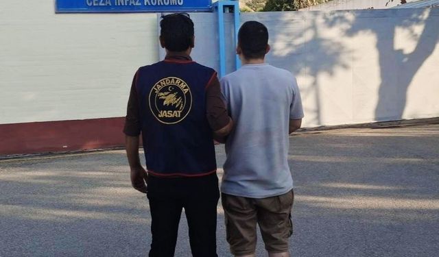 Firari suç makinesi jandarmadan kaçamadı: 68 yıl hapis cezası bulunuyordu