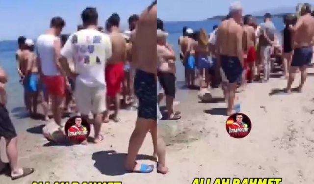 İzmir'de denize giren kişi boğularak can verdi