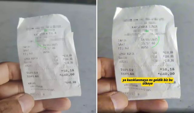 İzmir’de gurbetçiyi şoke eden yemek hesabı