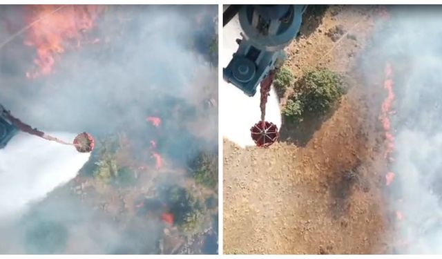 İzmir’de yangın alarmı: Alevlere havadan ve karadan müdahale