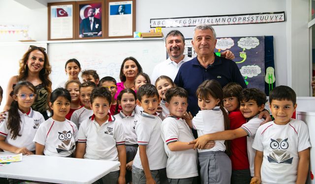 Miniklerden Başkan Günay'a mektuplu ziyaret