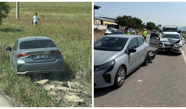 Yardım etmek istedi, kazaya karıştı: Zincirleme kazada 4 yaralı