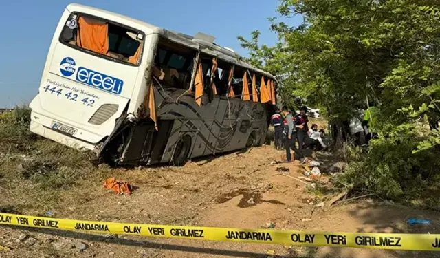 Yolcu otobüsü devrildi, 1 ölü 26 yaralı: Konya Valiliği'nden flaş açıklama!