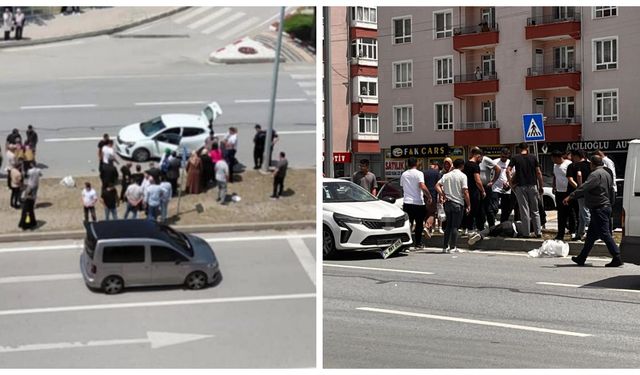 Yolun karşısına geçerken otomobil çarptı