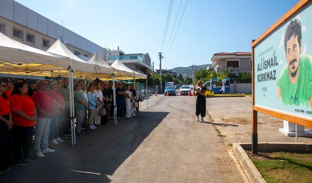 Ali İsmail Korkmaz, 12. yılında Güzelbahçe'de anıldı