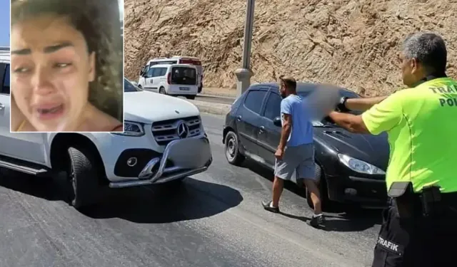 Polisin üzerine araba süren Dilan Çıtak havaya ateş açılarak durduruldu