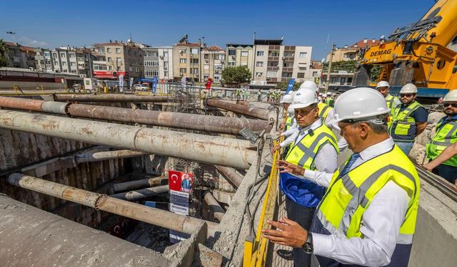 Buca Metrosu'nda Üçyol ile Şirinyer buluştu