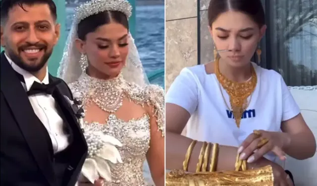 Eda Sakız'a kilolarca altın takılmıştı, kamera karşısında tek tek saydı!