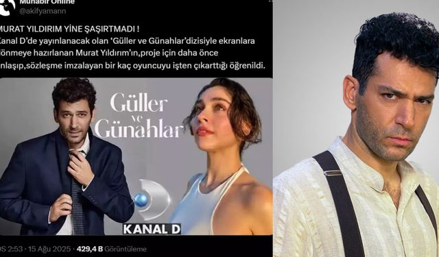 Oyuncu Murat Yıldırım hakkında şok iddia, oyuncuları işten çıkardı!