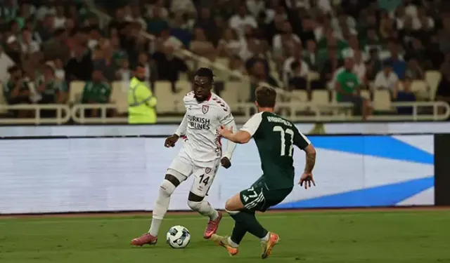 Samsunspor Avrupa’da ilk sınavında Panathinaikos’a 2-1 yenildi: Rövanş Samsun’da!
