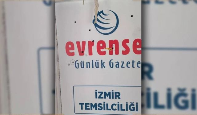 Evrensel gazetesi İzmir bürosuna silahlı saldırıda flaş tahliye