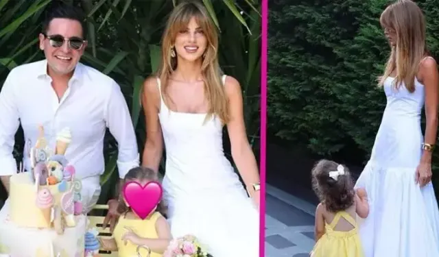 Nazlı ve Hacı Sabancı'nın kızı Arzu Alara iki yaşında! Yüzünü gizleyerek paylaştılar