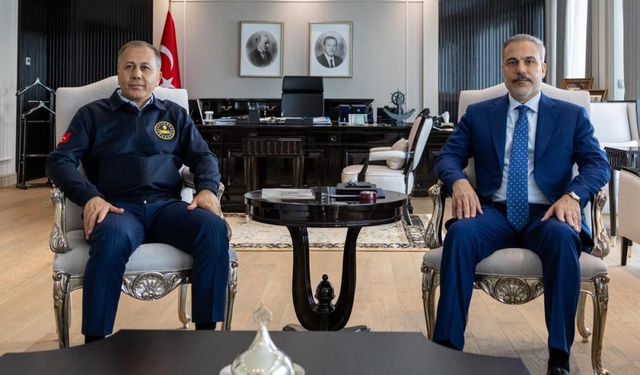 Bakanı Yerlikaya’dan Dışişleri Bakanı Fidan’a ziyaret!
